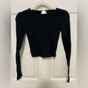 Black Crop Top